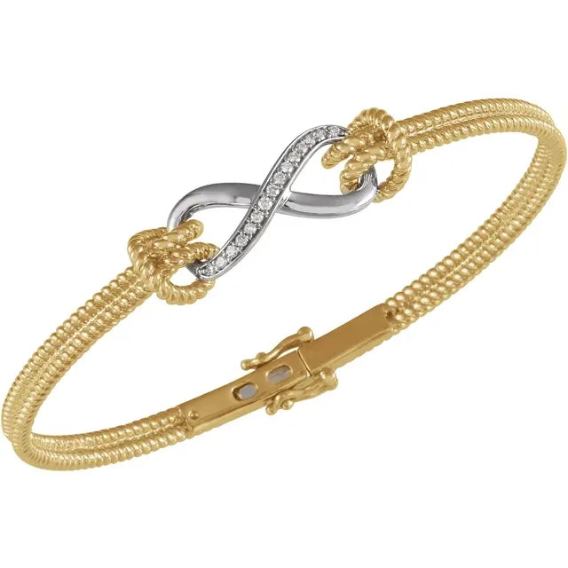 Infinity Rope Bangle Bracelet